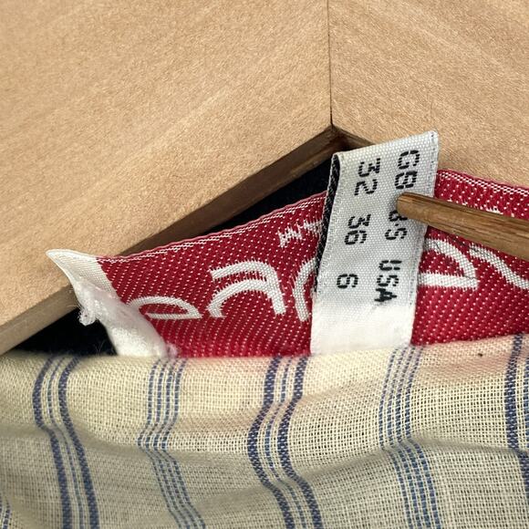 BYBLOS Blazer 6 Wool Double Breasted Pleated Back Jacket Blue Italy Vintage 80s - Picture 11 of 16